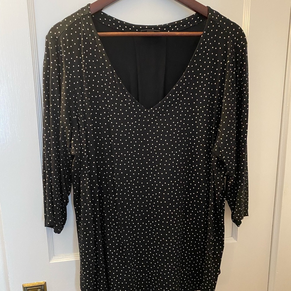J. Jill Wearever Collection size XL 3/4 sleeve v-neck top